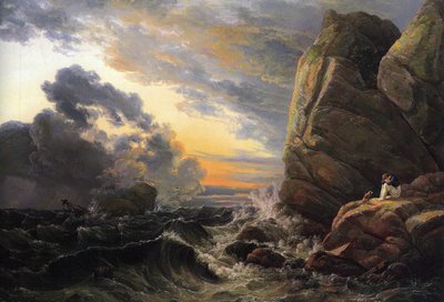 Ráno po bouřlivé noci od Johan Christian Dahl