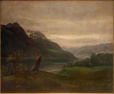 Norská krajina od Johan Christian Dahl