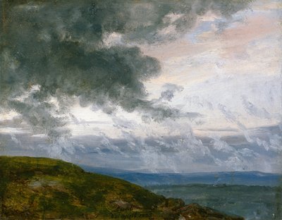 Studie plujících mraků od Johan Christian Dahl