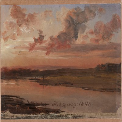 Labe za soumraku od Johan Christian Dahl