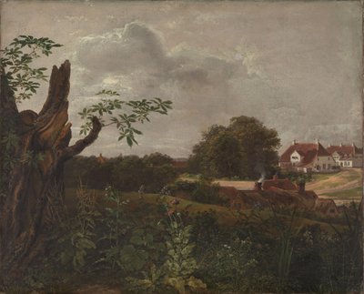 Velký hostinec ve Fredensborgu od Johan Christian Dahl