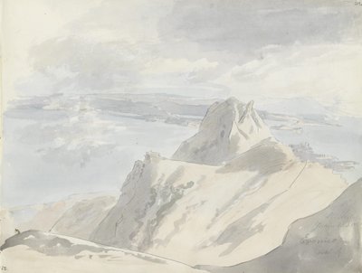 Pohled na Neapolský záliv z Monte Epomeo na Ischii od Johan Christian Dahl