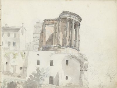 „Vestin chrám“, Tivoli od Johan Christian Dahl