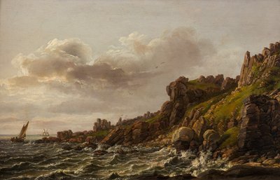 Pohled na Kullen ve Švédsku od Johan Christian Dahl