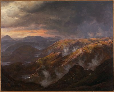 Pohled z Lyshornetu od Johan Christian Dahl