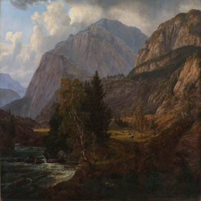 Pohled na Fortundalen od Johan Christian Dahl