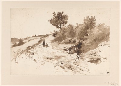 Kopcovitá krajina ve Francii od Johan Daniël Koelman