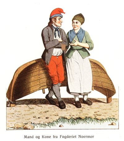 Norské lidové kroje od Johan F. L. Dreier