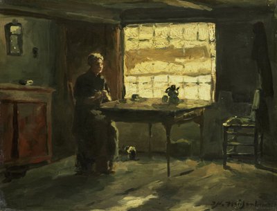 Interiér statku od Johan Hendrik Weissenbruch
