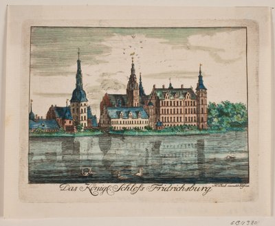 Zámek Frederiksborg od Johan Herman Thiele