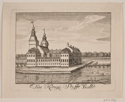 Hrad Vallø od Johan Herman Thiele