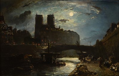 Notre-Dame de Paris od Johan Jongkind