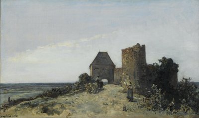 Zřícenina hradu Rosemont od Johan Jongkind
