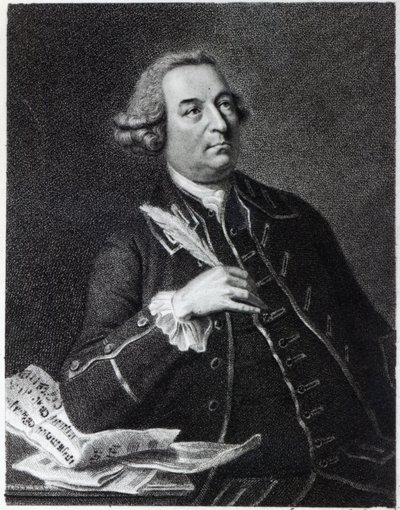 Portrét Johna Christophera Smithe (1712-95), hudebníka a amanuensis z Händel od Johan Joseph Zoffany
