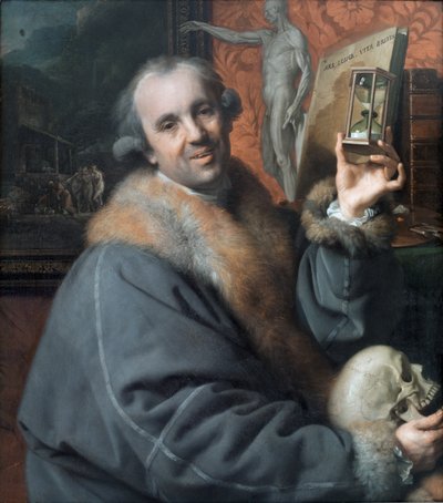 Autoportrét, kolem roku 1776 od Johan Joseph Zoffany