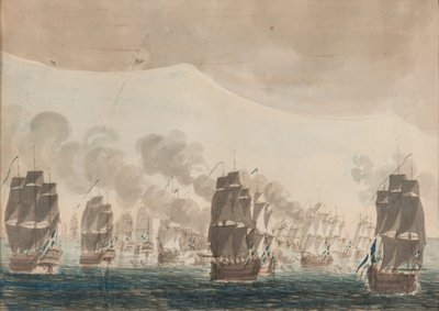 Námořní bitva o Öland dne 26. července 1789. od Johan Petter Cumelin