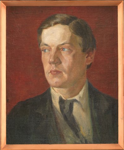 Portrét švédského malíře Gustafa Wolmara od Johan Rohde