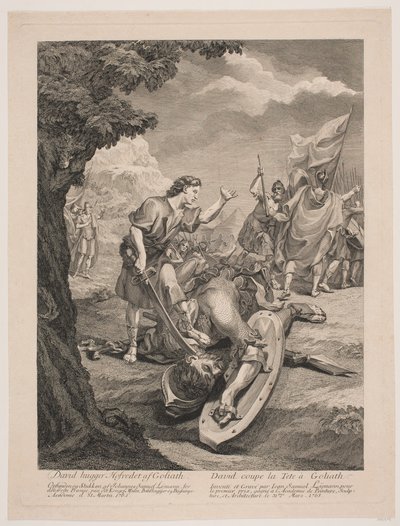 David a Goliáš od Johan Samuel Lymann