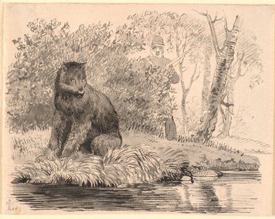 Medvěd od Johan Thomas Lundbye