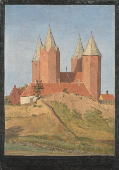 Kostel Kalundborg od Johan Thomas Lundbye