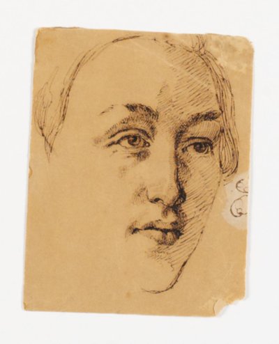Ženský portrét od Johan Thomas Lundbye