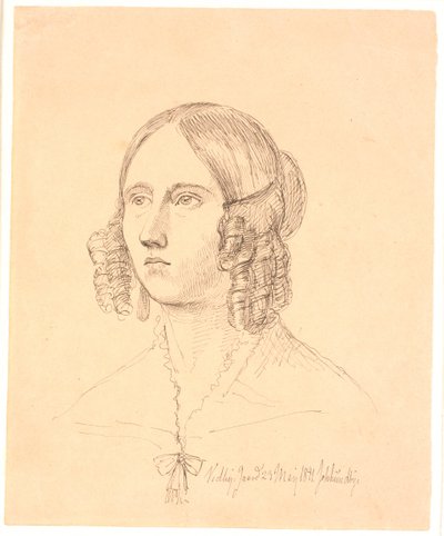 Louise Marie Neergaardová od Johan Thomas Lundbye