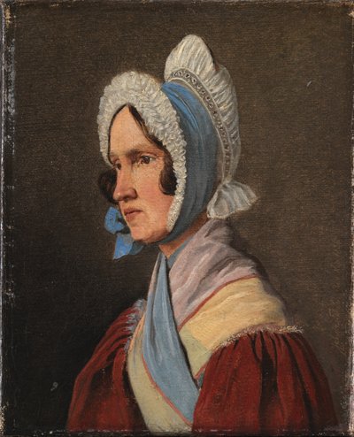 Plukovník Cathrine Lundbye, rozená Bonnevie, matka umělce od Johan Thomas Lundbye