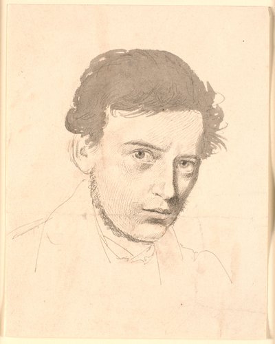 Portrét mladého muže od Johan Thomas Lundbye