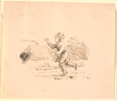 Bouře od Johan Thomas Lundbye