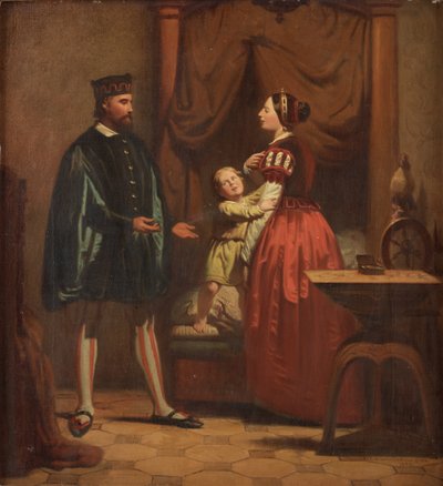 Karin Månsdotter, Eric XIV a syn Gustav, 1858 od Johan Zacharias Blackstadius