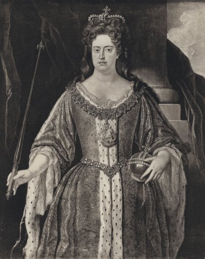 Queen Anne (litho) od Johann (after) Closterman