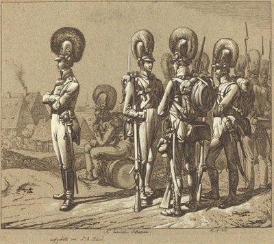 K. Bavorská pěchota (bavorští pěšáci) od Johann Adam Klein