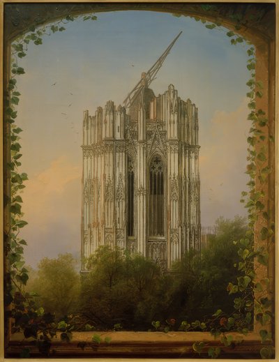 Nedokončená jižní věž od Johann Adolf Lasinsky