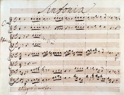 První stránka hudební partitury Adriano in Siria od J A Hasse (1752) od Johann Adolph Hasse