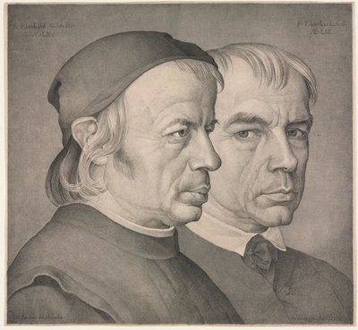Bratři Eberhardové, 1822. od Johann Anton Ramboux
