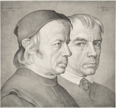 Bratři Konrad a Franz Eberhardovi od Johann Anton Ramboux