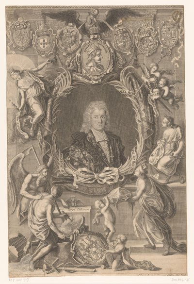 Portrét Alexandra Sigismund Paltsgraaf van Neuburg od Johann August Corvinus