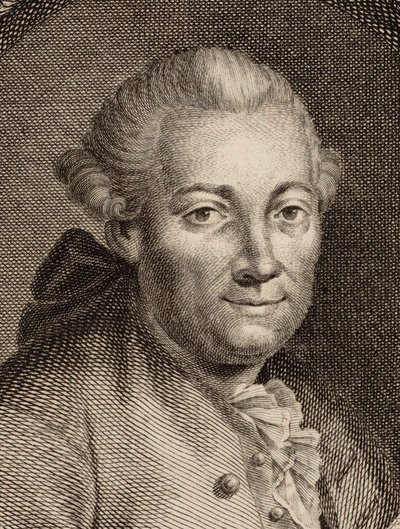 Portrét skladatele Floriana Leopolda Gassmanna 1729-1774, 1780. od Johann Balzer