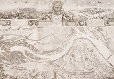 Pevnost a město Bělehrad od Johann Baptist Gumpp