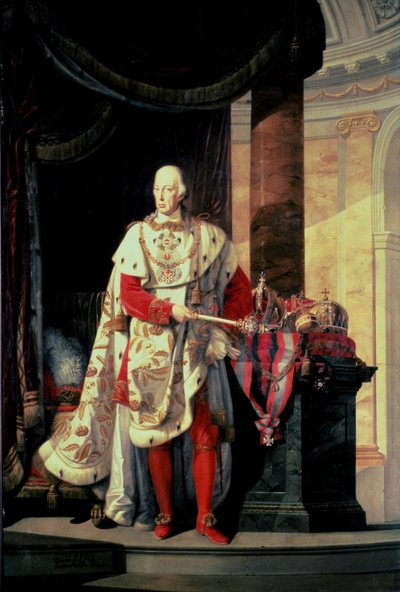 Císař František I. Rakouský, 19. století od Johann Baptist Hoechle