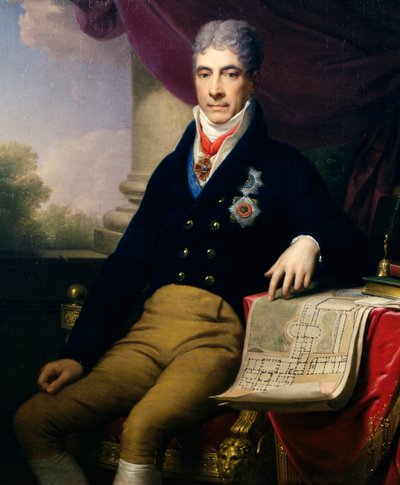 Portrét Andreje Razumovského Kirilloviče (1752-1836), ruského diplomata, carského velvyslance ve Vídni; asi 1810 od Johann Baptist II Lampi