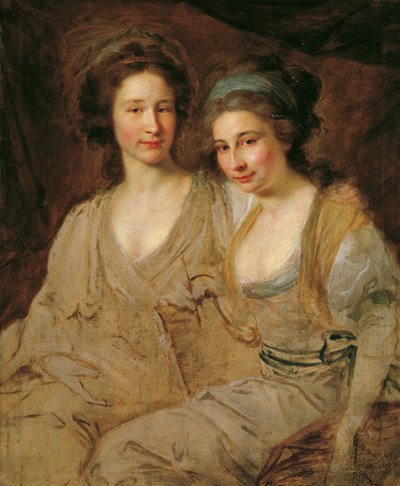 Hraběnky Caroline a Zoë Thomatisové od Johann Baptist Lampi d. Ä.
