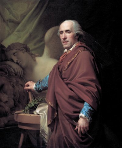 Portrét sochaře Antonia Canovy 1757-1822, 1806. od Johann Baptist Lampi the Younger