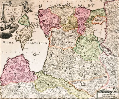 Od Baltského moře od Johann Baptista Homann