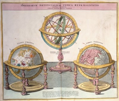 Vignettes of the World z Grosser Atlas, 1725 od Johann Baptista Homann