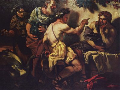 Jupiter a Merkur u Filemona a Baucis Jupiter a Merkur u Filemona a Baucis od Johann Carl Loth