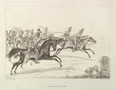 Rakouští kopiníci, počátek 19. století. od Johann Christian Erhard