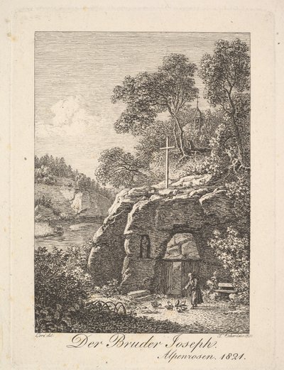 Bratr Josef v Alpách, 1820. od Johann Christian Erhard