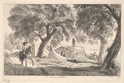 Na kanálu ve Vídni, 1819. od Johann Christian Erhard