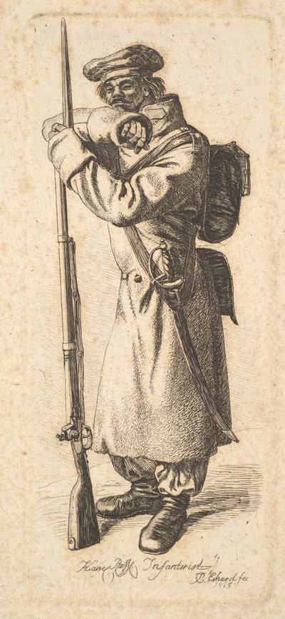 Ruský pěšák, 1815. od Johann Christian Erhard